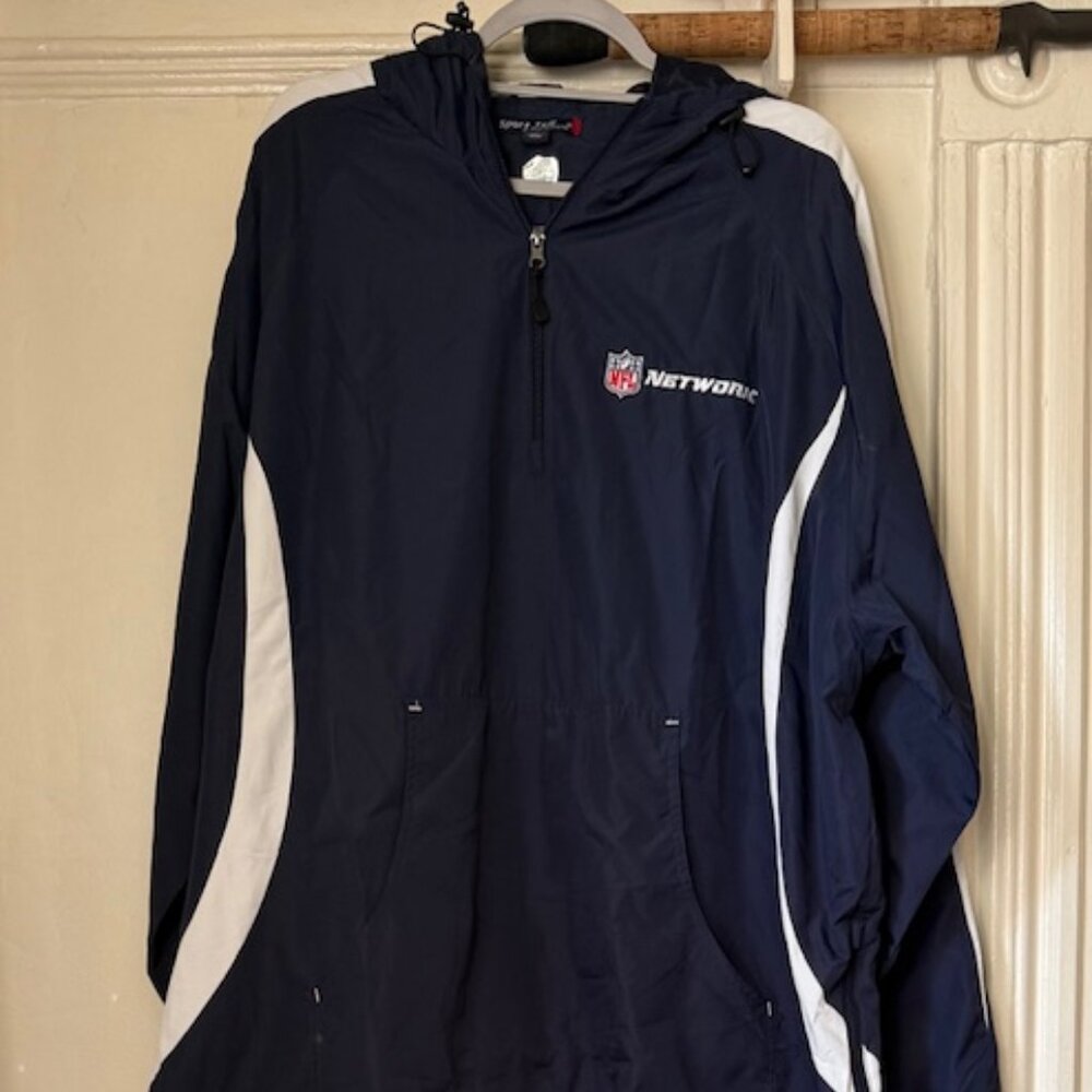 NFL Network Football, National Football Leauge 1/2 zip pullover jacket-3XL, HTF